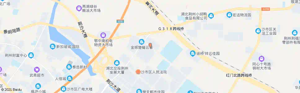 荆州新三监狱站_公交站地图_荆州公交_妙搜公交查询2025