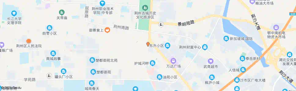 荆州九龙渊公园_公交站地图_荆州公交_妙搜公交查询2025