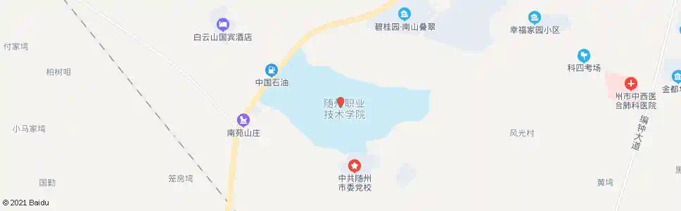 随州职业技术学院_公交站地图_随州公交_妙搜公交查询2025