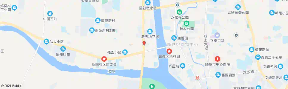 随州南郊派出所_公交站地图_随州公交_妙搜公交查询2025