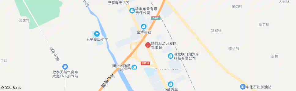 随州开发区管委会_公交站地图_随州公交_妙搜公交查询2025