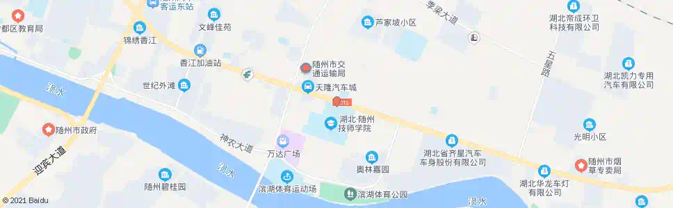 随州烈山中学_公交站地图_随州公交_妙搜公交查询2025