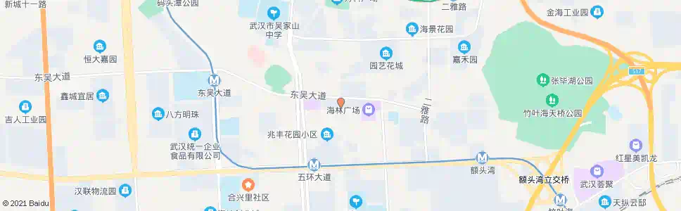 武汉四明路东吴大道口_公交站地图_武汉公交_妙搜公交查询2025