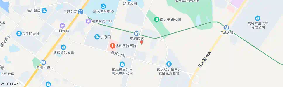 武汉车城大道东风鸿泰_公交站地图_武汉公交_妙搜公交查询2025