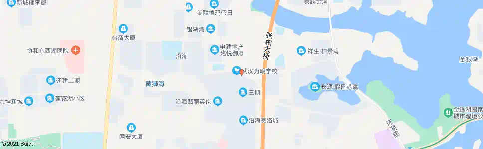 武汉北大附中南路沿海北大附中_公交站地图_武汉公交_妙搜公交查询2025