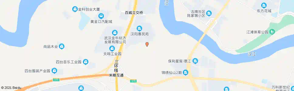 武汉金色环路琴断口小河_公交站地图_武汉公交_妙搜公交查询2025