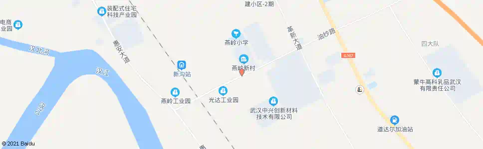 武汉东西湖大道燕岭_公交站地图_武汉公交_妙搜公交查询2025