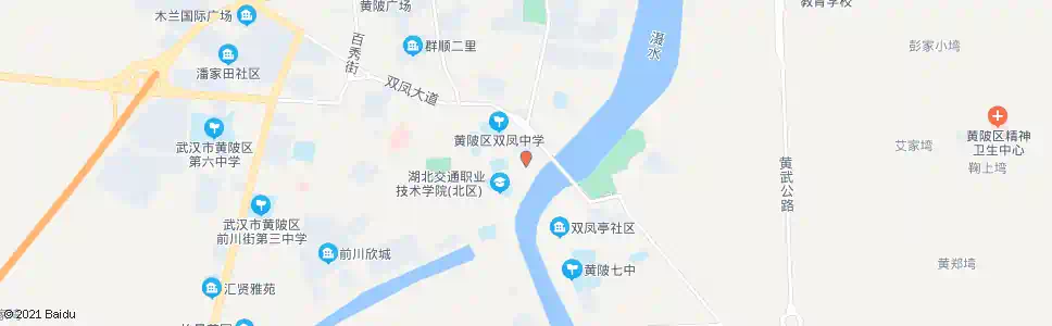 武汉前川大道双凤大桥_公交站地图_武汉公交_妙搜公交查询2025