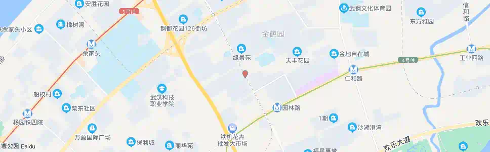 武汉园林路武丰村_公交站地图_武汉公交_妙搜公交查询2025