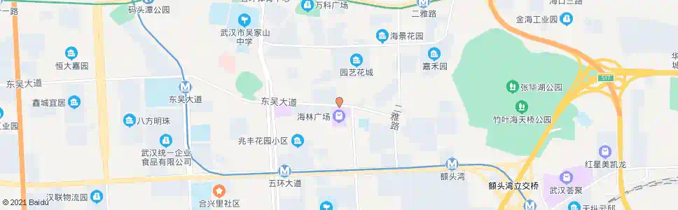 武汉东吴大道三秀路_公交站地图_武汉公交_妙搜公交查询2025