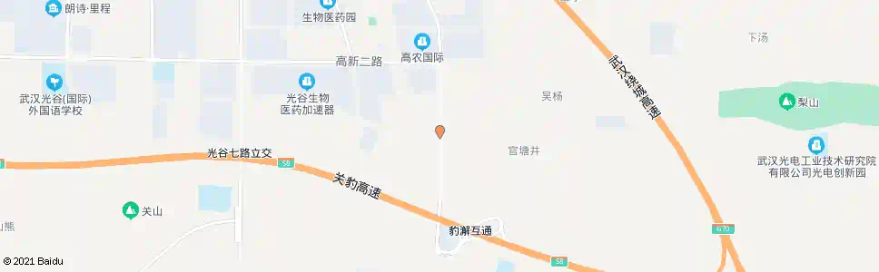 武汉光谷八路蔡吴村_公交站地图_武汉公交_妙搜公交查询2025