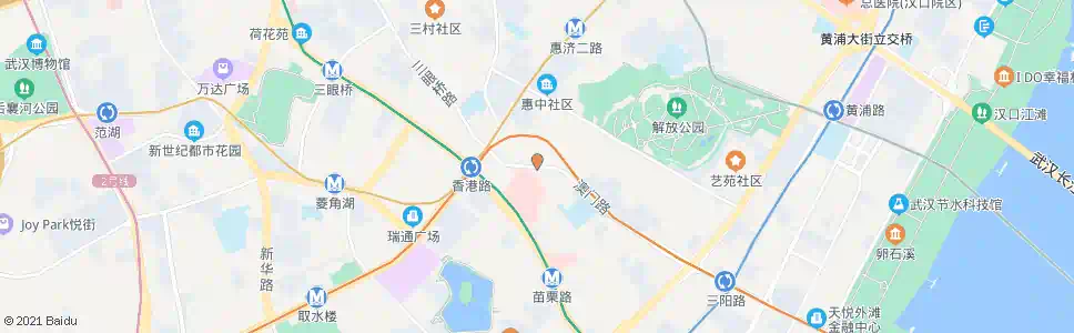 武汉澳门路开明路_公交站地图_武汉公交_妙搜公交查询2025