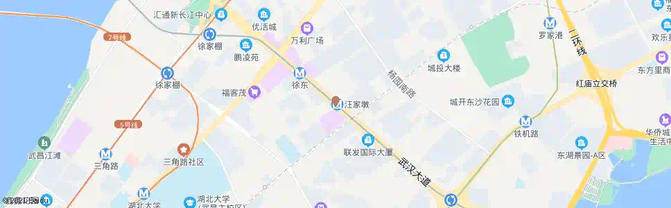 武汉徐东大街汪家墩_公交站地图_武汉公交_妙搜公交查询2025
