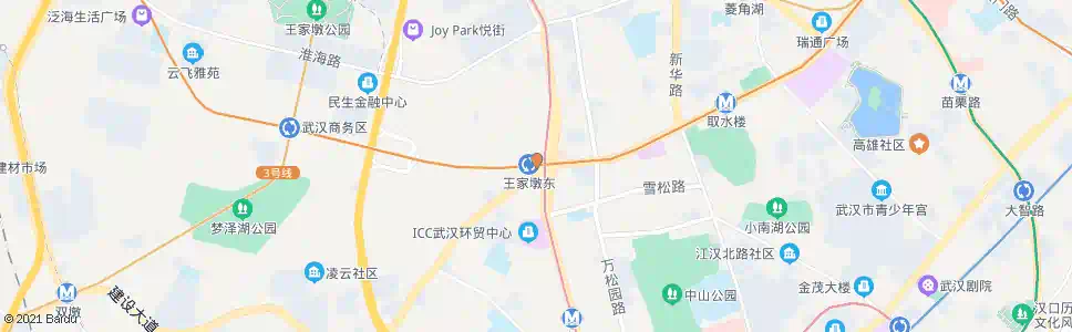 武汉王家墩东站_公交站地图_武汉公交_妙搜公交查询2025