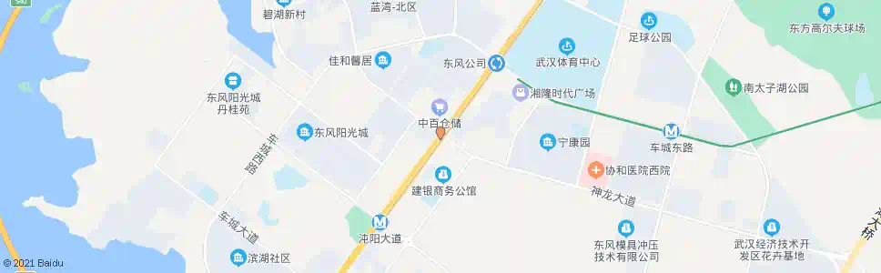 武汉东风大道神龙大道_公交站地图_武汉公交_妙搜公交查询2025