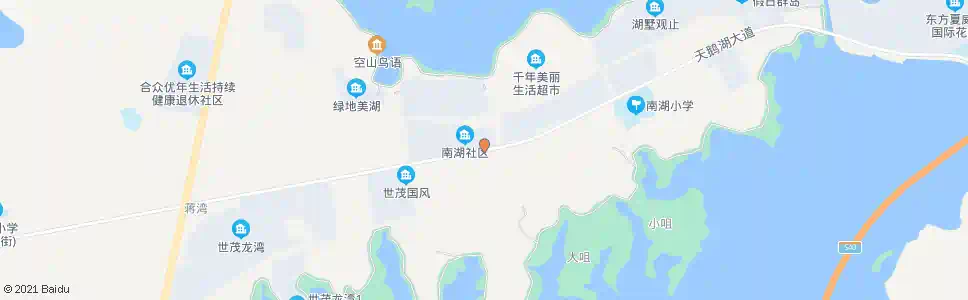 武汉天鹅湖大道南湖社区_公交站地图_武汉公交_妙搜公交查询2025