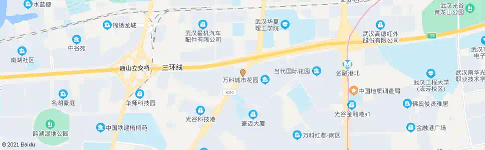 武汉大学园路化徐村_公交站地图_武汉公交_妙搜公交查询2025