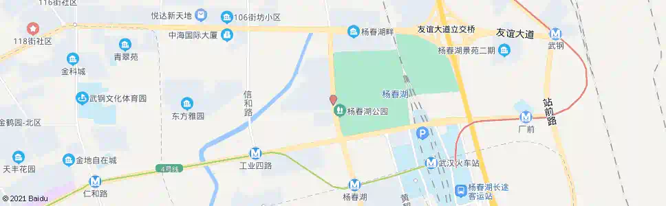 武汉杨春湖路长山咀_公交站地图_武汉公交_妙搜公交查询2025