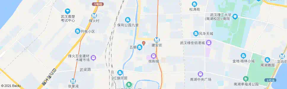 武汉恒安路新千家街_公交站地图_武汉公交_妙搜公交查询2025