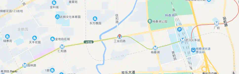 武汉工业四路站_公交站地图_武汉公交_妙搜公交查询2025