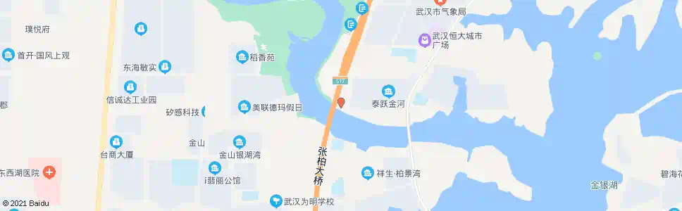 武汉三店大道张柏路_公交站地图_武汉公交_妙搜公交查询2025