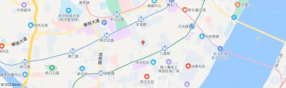 武汉民主一路民意三路_公交站地图_武汉公交_妙搜公交查询2025
