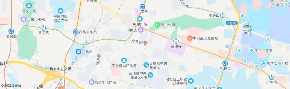 武汉文安路丁字桥路口_公交站地图_武汉公交_妙搜公交查询2025