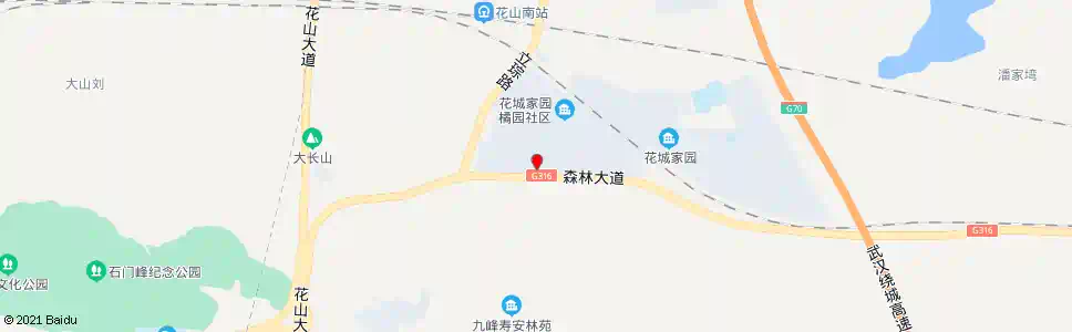 武汉森林大道花山小区_公交站地图_武汉公交_妙搜公交查询2025