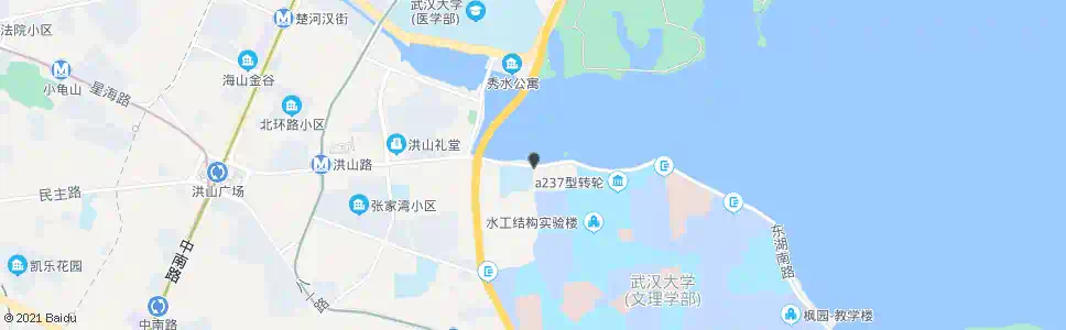 武汉东湖南路水生所_公交站地图_武汉公交_妙搜公交查询2025