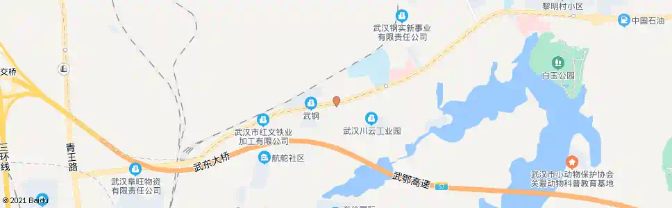 武汉武东中路武钢七号门_公交站地图_武汉公交_妙搜公交查询2025