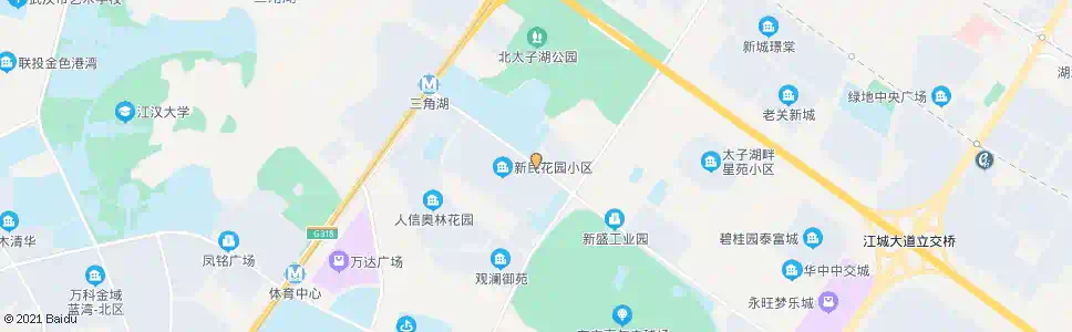 武汉芳草路新民村_公交站地图_武汉公交_妙搜公交查询2025