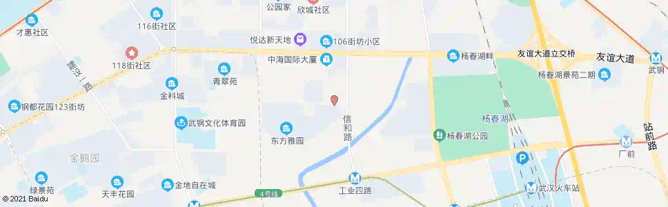 武汉和平港路信和路_公交站地图_武汉公交_妙搜公交查询2025
