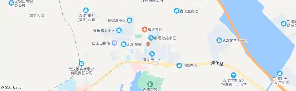 武汉白玉东路康美路_公交站地图_武汉公交_妙搜公交查询2025