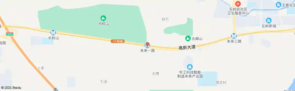 武汉高新大道未来一路_公交站地图_武汉公交_妙搜公交查询2025