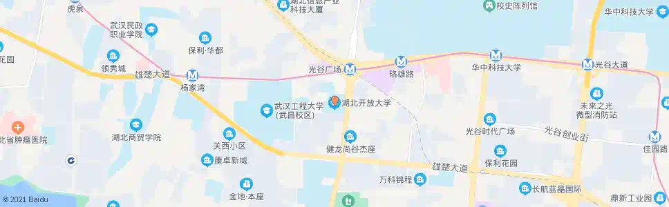 武汉四明路广播电视大学_公交站地图_武汉公交_妙搜公交查询2025