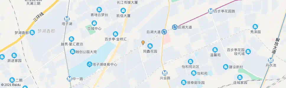 武汉后湖大道新春村_公交站地图_武汉公交_妙搜公交查询2025