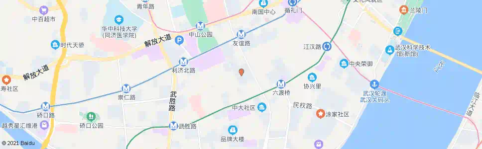 武汉民主一街民意三路_公交站地图_武汉公交_妙搜公交查询2025
