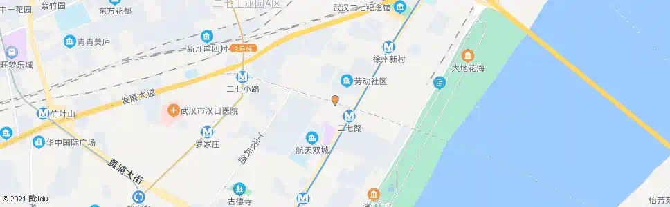 武汉二七横路二七路口_公交站地图_武汉公交_妙搜公交查询2025