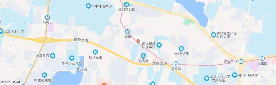 武汉虎泉街交通学院_公交站地图_武汉公交_妙搜公交查询2025