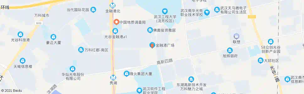 武汉金融港一路大舒村_公交站地图_武汉公交_妙搜公交查询2025