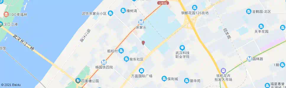 武汉铁机路余家头小学_公交站地图_武汉公交_妙搜公交查询2025