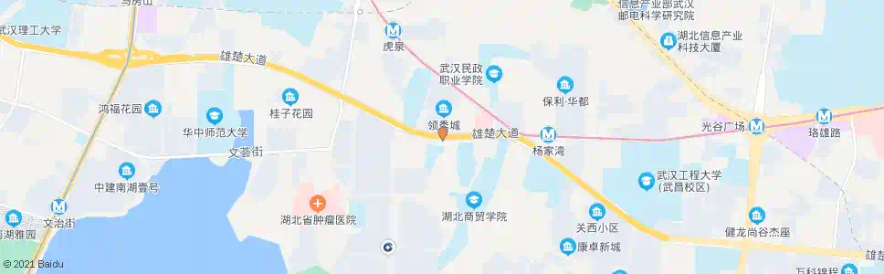 武汉雄楚大道brt省荣军医院站_公交站地图_武汉公交_妙搜公交查询2025