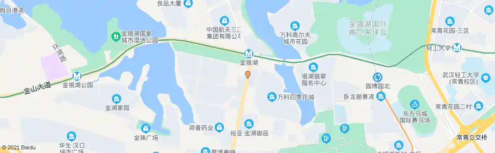 武汉金银湖路金银湖南二路_公交站地图_武汉公交_妙搜公交查询2025