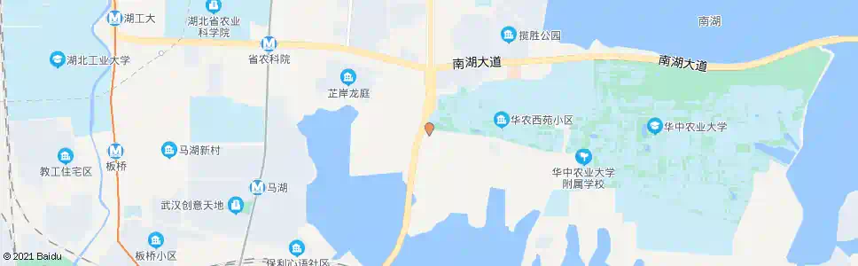 武汉华中农业大学西大门_公交站地图_武汉公交_妙搜公交查询2025