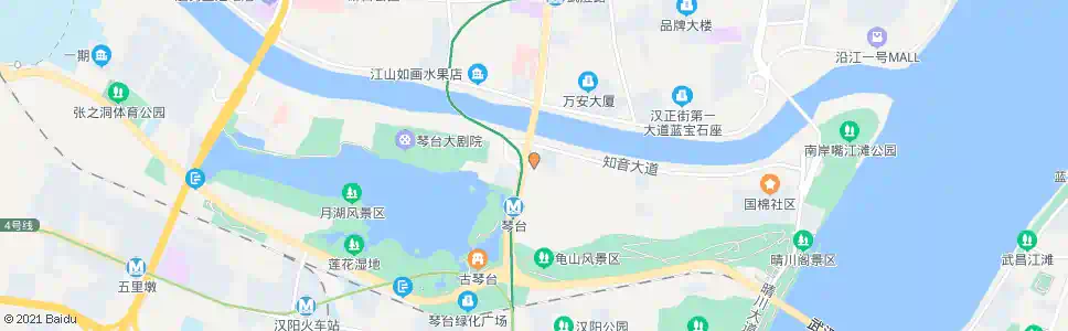 武汉武胜路江汉一桥_公交站地图_武汉公交_妙搜公交查询2025