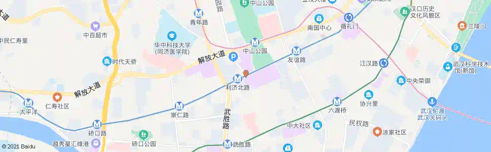 武汉京汉大道武商路_公交站地图_武汉公交_妙搜公交查询2025