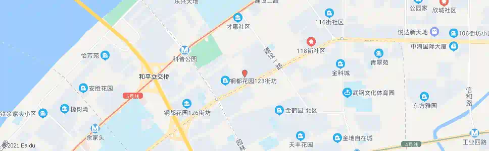 武汉建设一路121街坊_公交站地图_武汉公交_妙搜公交查询2025