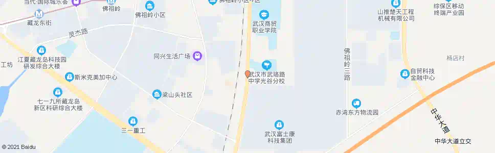 武汉光谷二路牌楼舒村_公交站地图_武汉公交_妙搜公交查询2025
