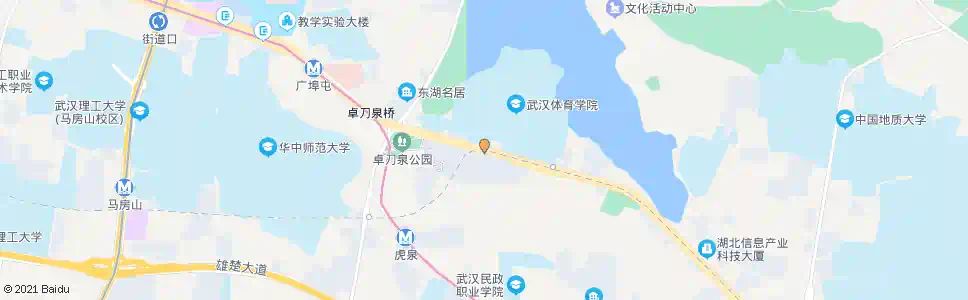 武汉珞喻路马家庄_公交站地图_武汉公交_妙搜公交查询2025