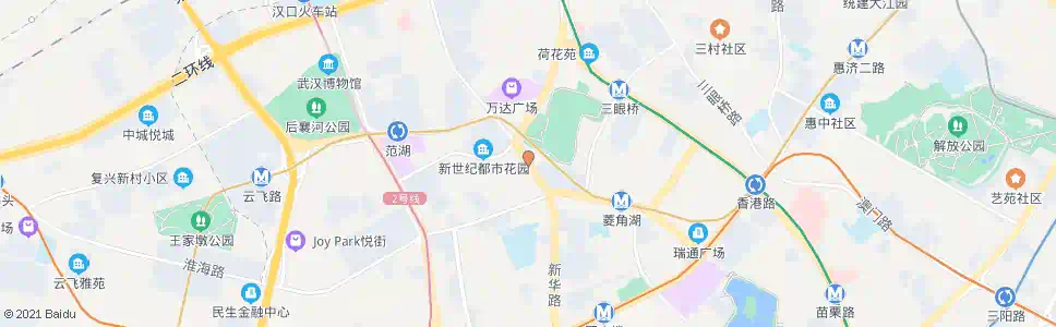 武汉新华路马场角_公交站地图_武汉公交_妙搜公交查询2025